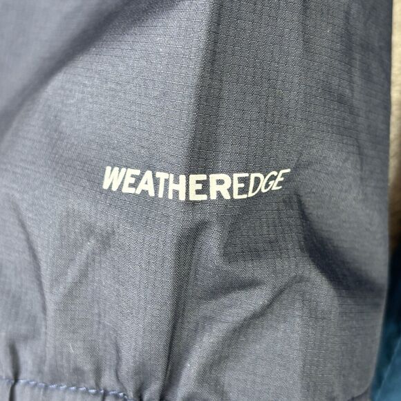 Eddie Bauer Jacket Men Small Weatheredge Blue Hooded Windbreaker Water Resistant - Picture 5 of 16